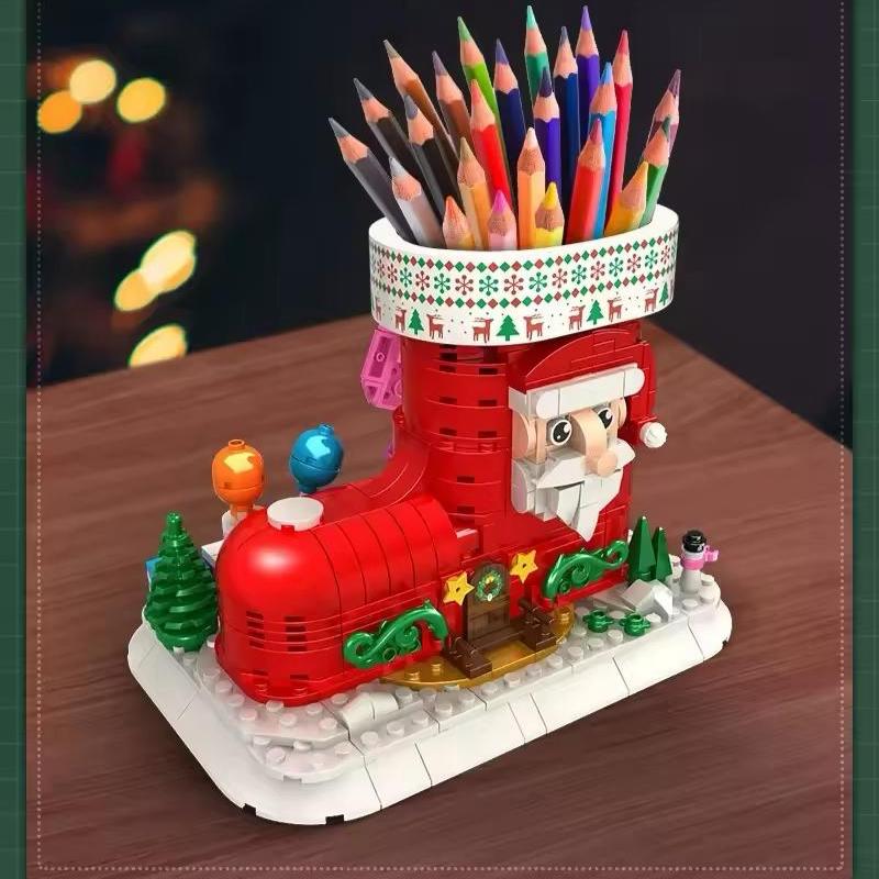 Weihnachtsschuh Stiftehalter