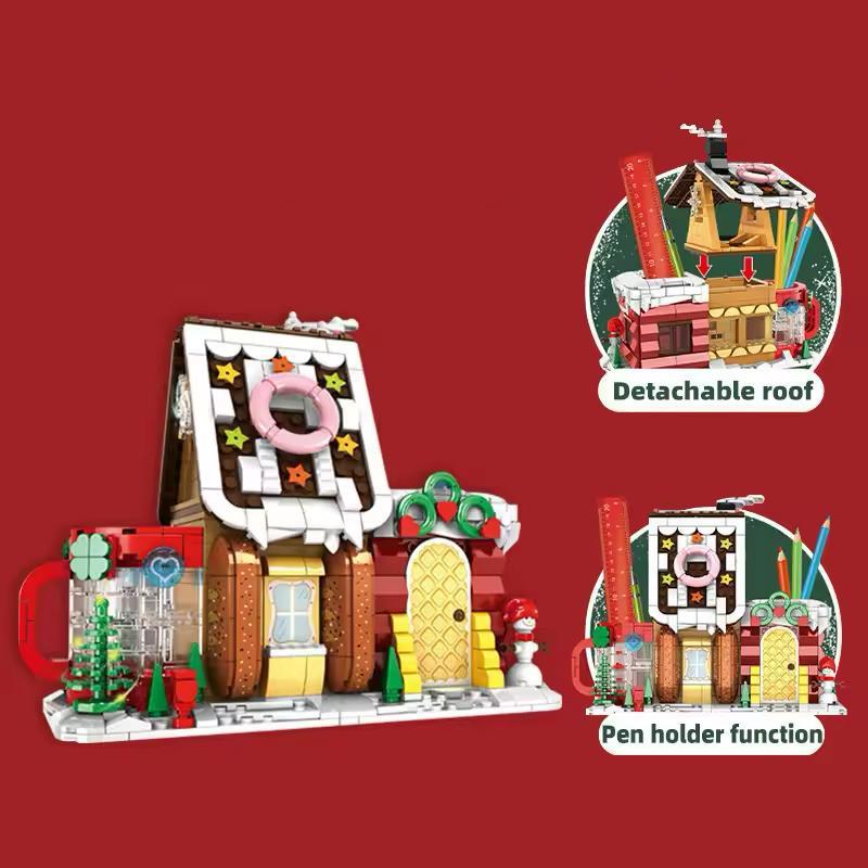 Kuchenhaus Stiftehalter | Bausteine