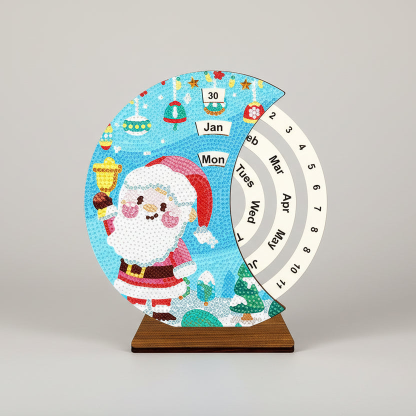 Weihnachtsmann mit Glocke | Kalender | Diamond Painting