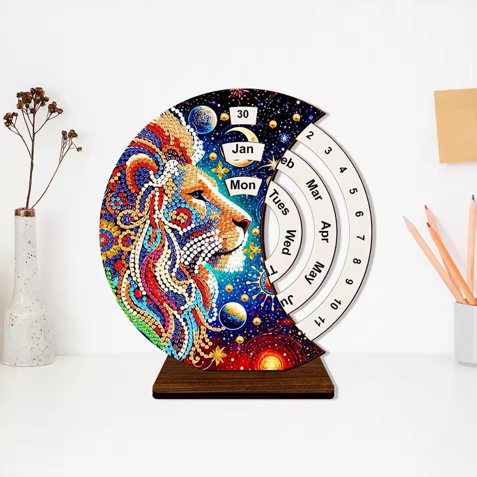 Löwe | Kalender | Diamond Painting