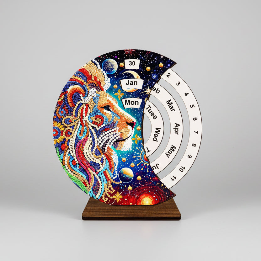 Löwe | Kalender | Diamond Painting