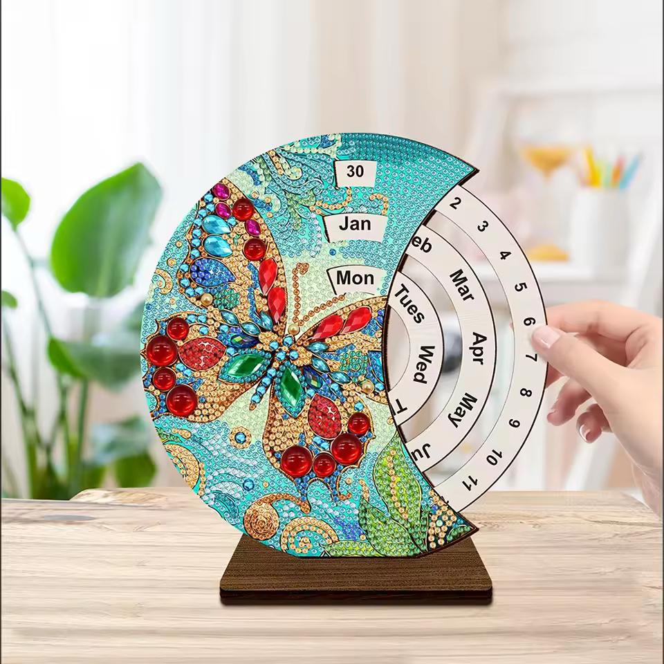 Roter Schmetterling | Kalender | Diamond painting