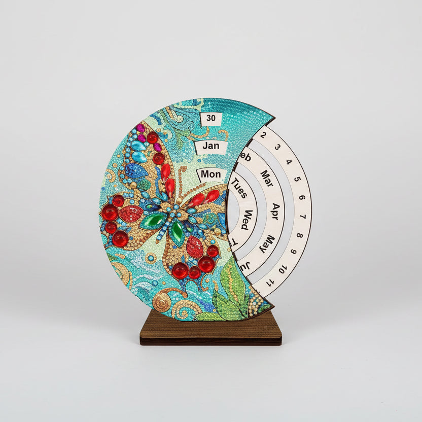 Roter Schmetterling | Kalender | Diamond painting