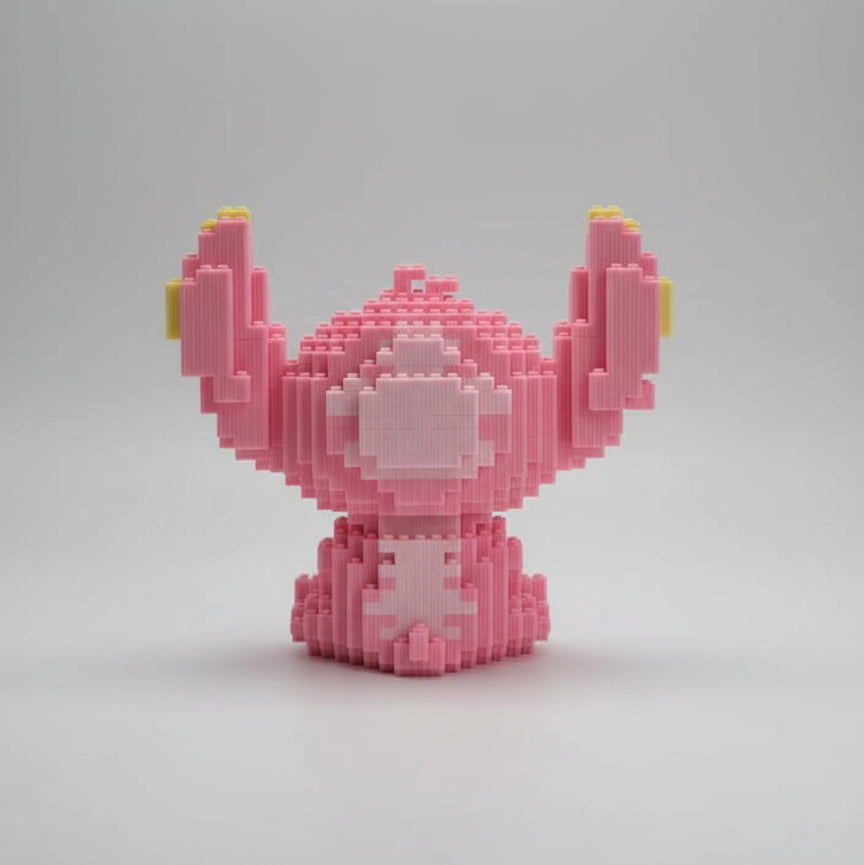 schüchternes rosa Wesen | Bausteine