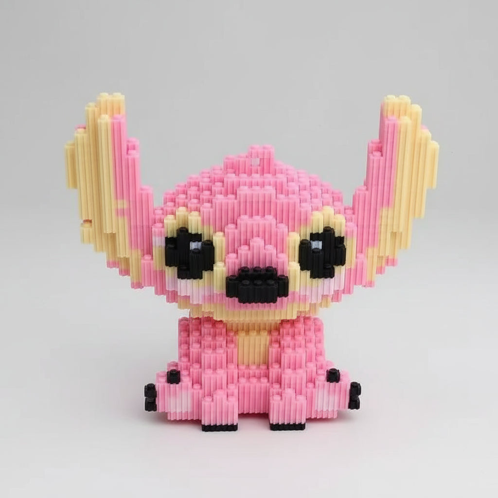 schüchternes rosa Wesen | Bausteine