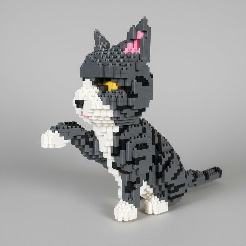 Graue Katze | Bausteine