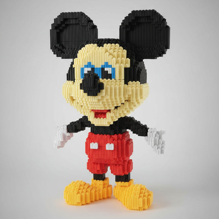 Mega Mouse im roten Anzug | Bausteine