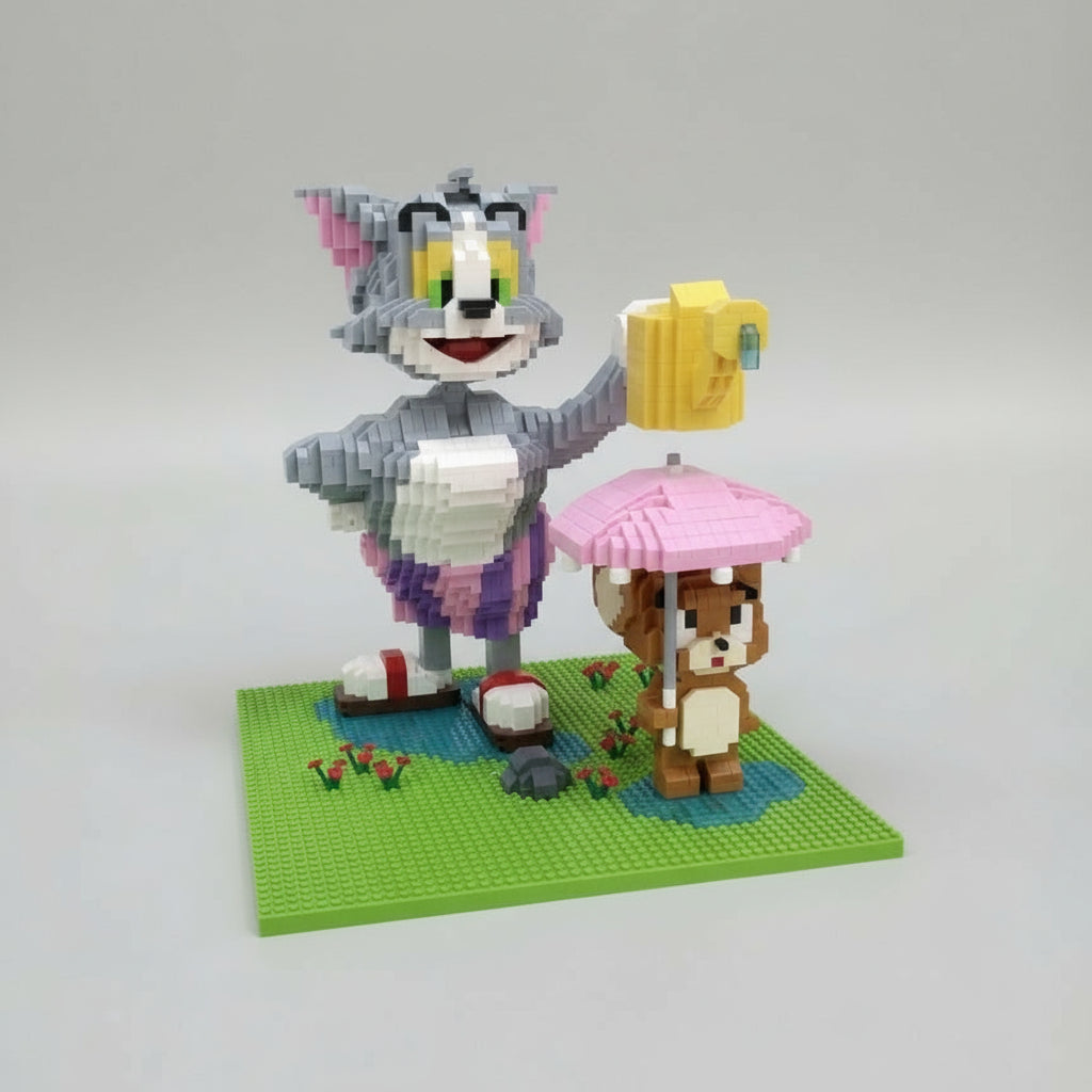 Lustiges Katz & Maus | Bausteine