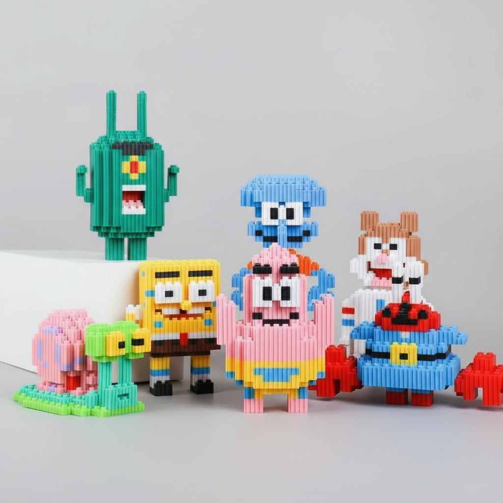 Mini-Schwamm-Familie | Bausteine