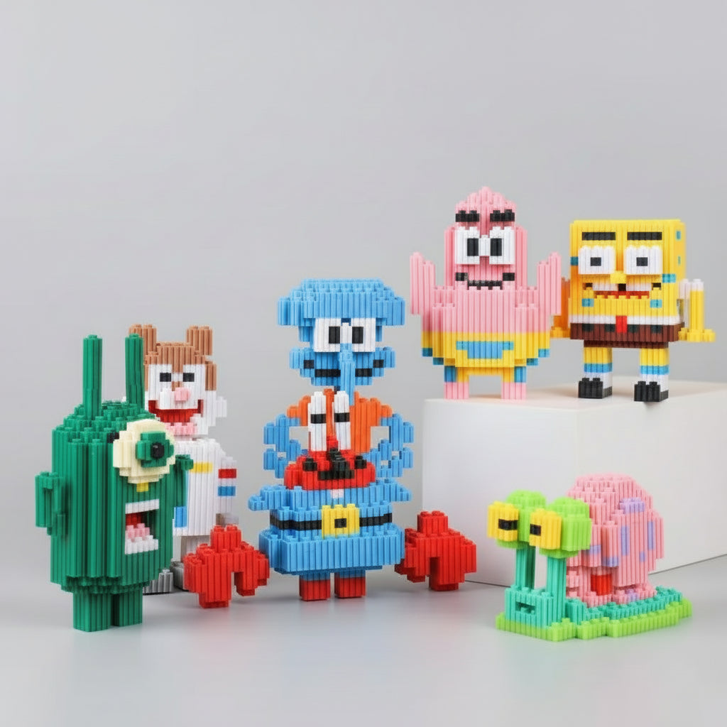 Mini-Schwamm-Familie | Bausteine