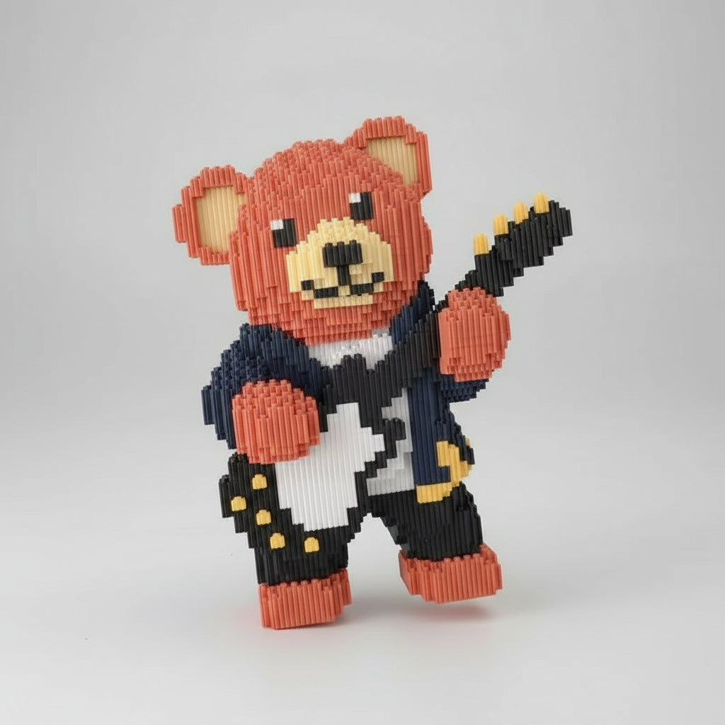 Kuschelbär-Rockstar | Bausteine