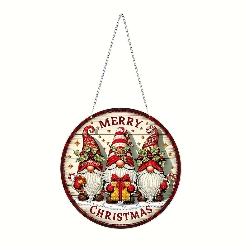 Dekoanhänger | Weihnachtswichtel | Diamond Painting