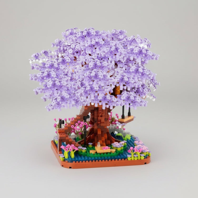 Kleines lila Baumhaus | Bausteine