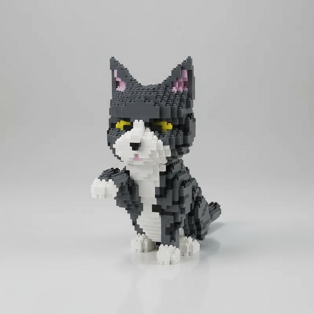 Graue Katze | Bausteine