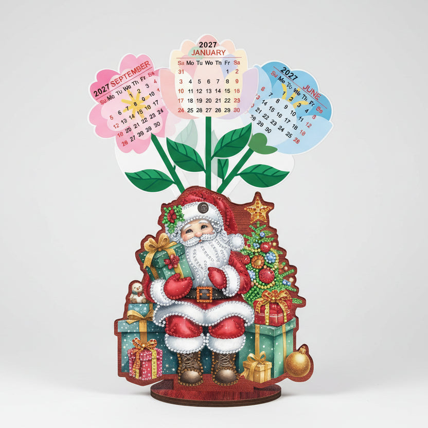 Sitzender Weihnachtsmann | Kalender | Diamond Painting