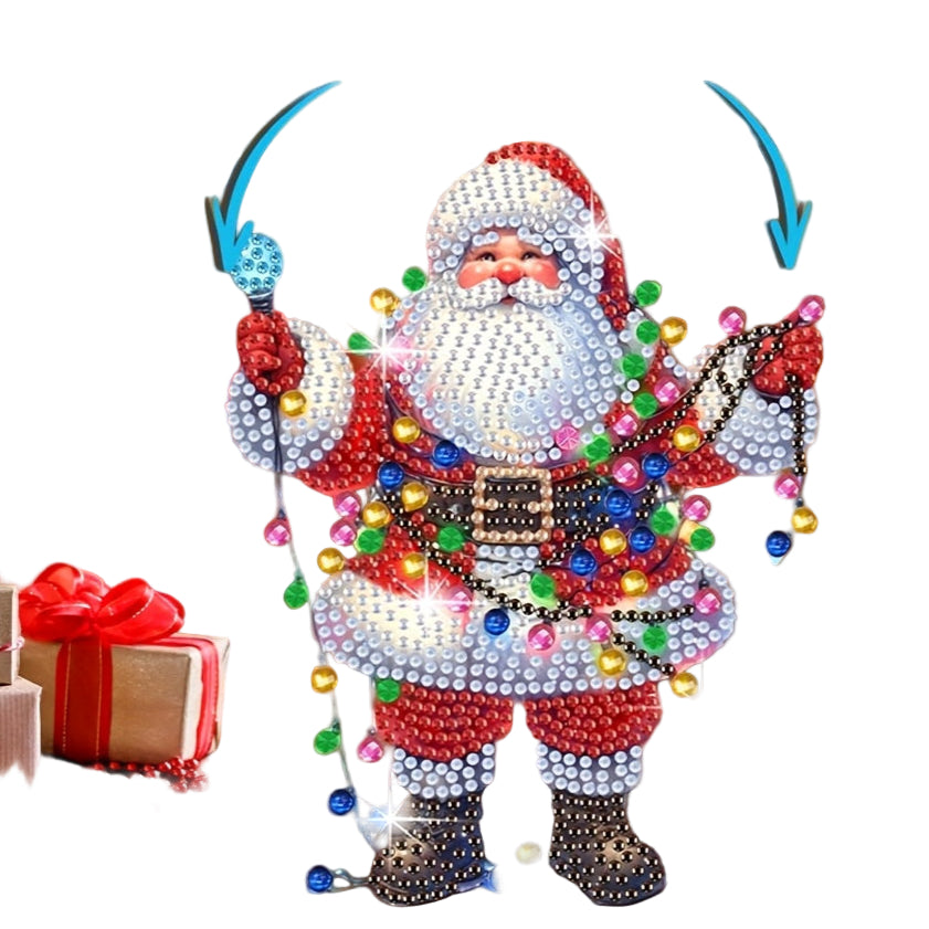 Bewegender Weihnachtsmann | Diamond Painting