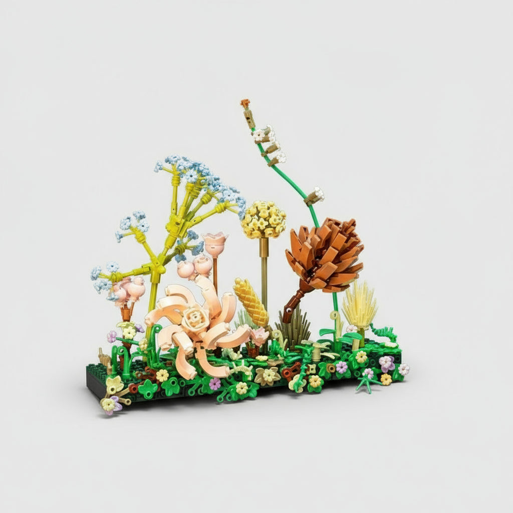 Blumen im Fotorahmen  | Bausteine