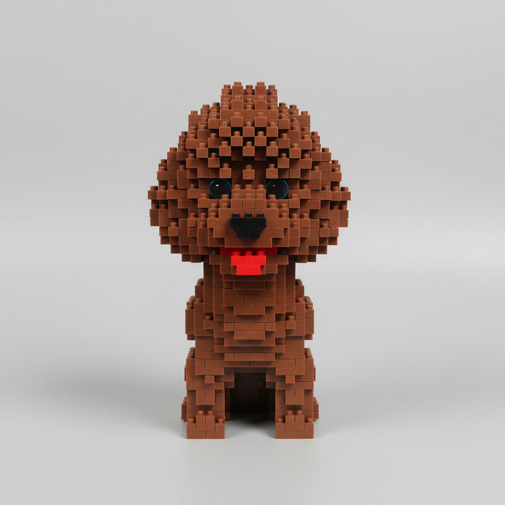 Brauner Pudel  | Bausteine