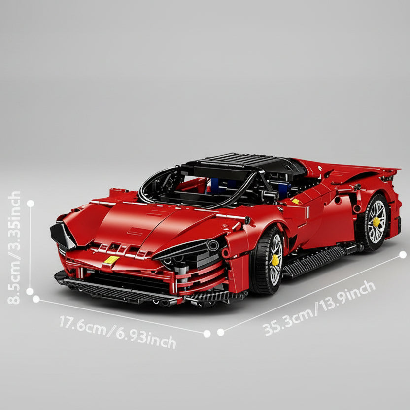 Luxus Roter Sportwagen | Bausteine