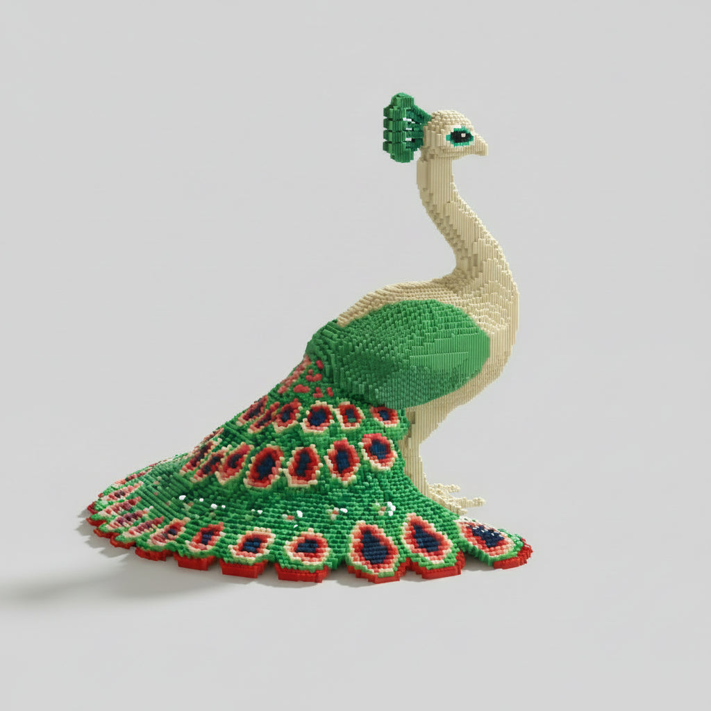 Grüner Pfau | Bausteine