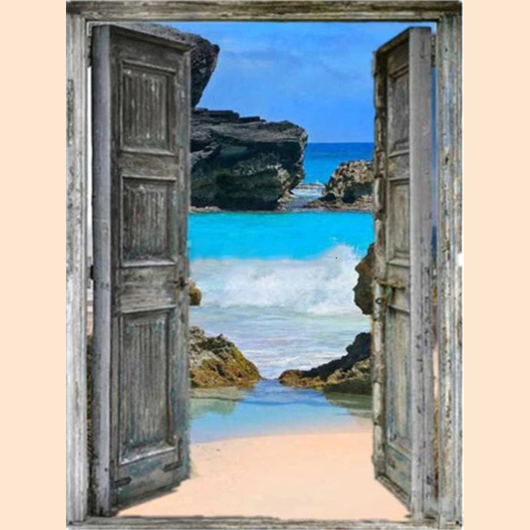 Paradiesischer Ausblick | Diamond Painting