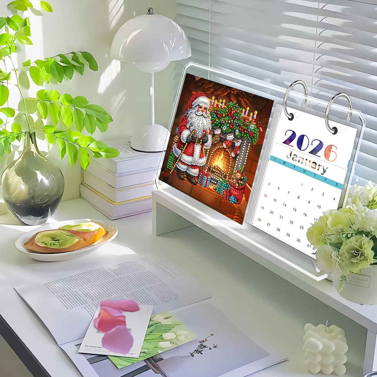 Weihnachtsmann | Aufstellkalender | Diamond Painting