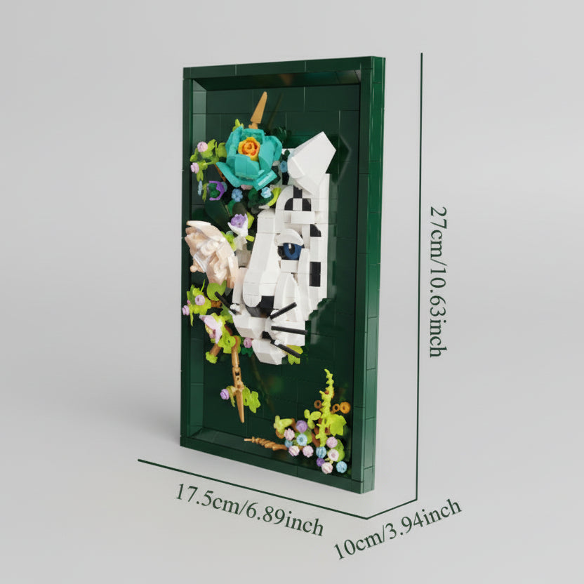 3D Gemälde Leopard | Bausteine