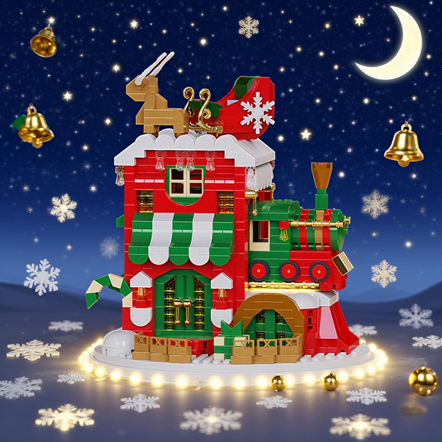 Weihnachtshäuser | Bausteine