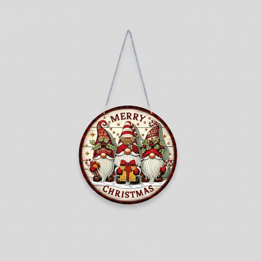 Dekoanhänger | Weihnachtswichtel | Diamond Painting