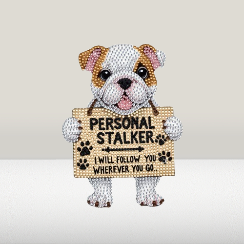 Bewegender Hund | Diamond Painting