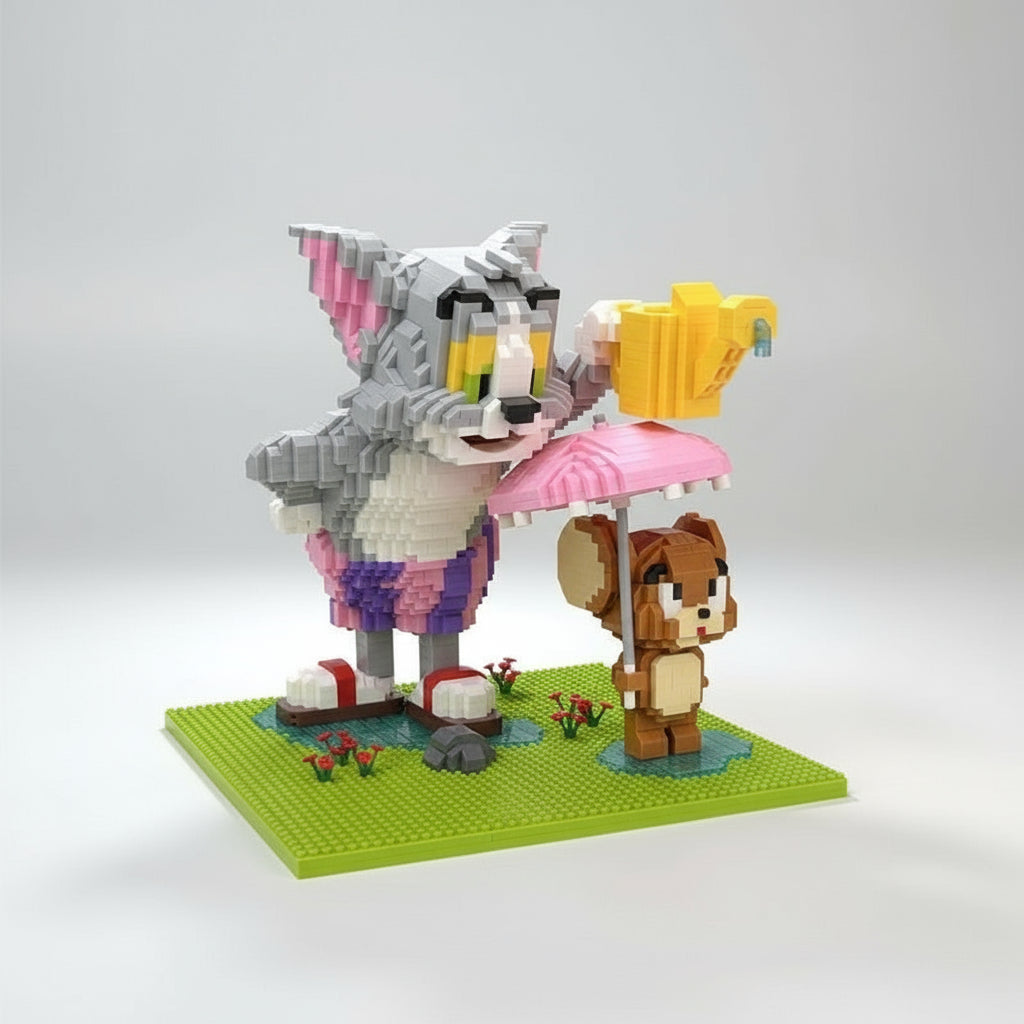 Lustiges Katz & Maus | Bausteine