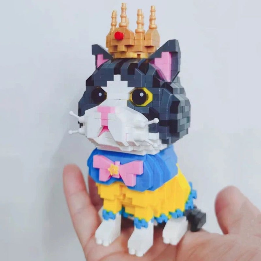 Katze mit Krone | Bausteine