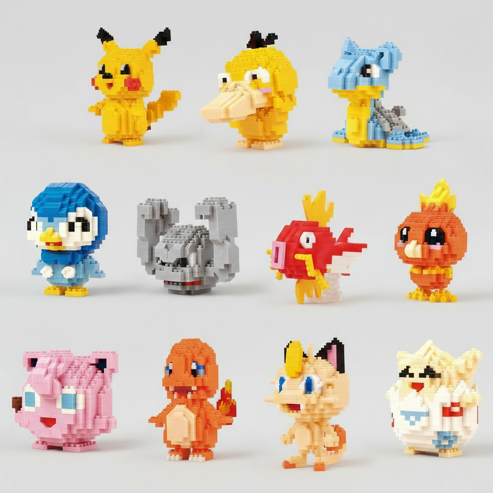 Mini Pokémon | Bestellung 3 mit 25% Extra-Rabatt! | Bausteine