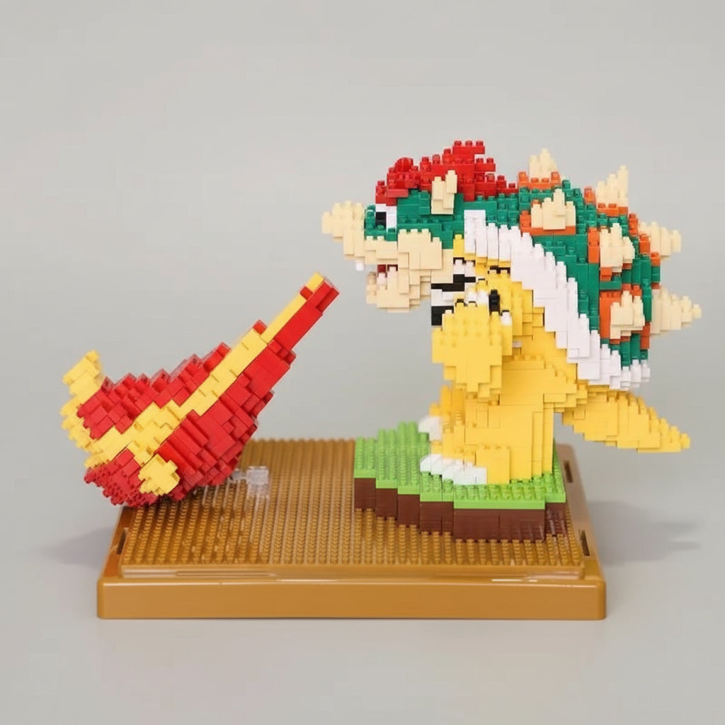 Monster Op Bouwplaat Bouwblokjes