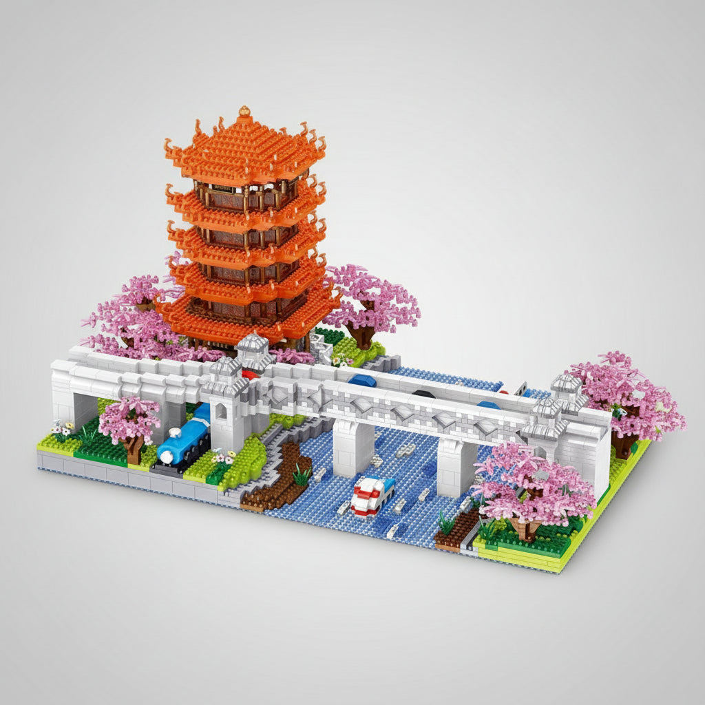 Pagodenturm im Park | Bausteine