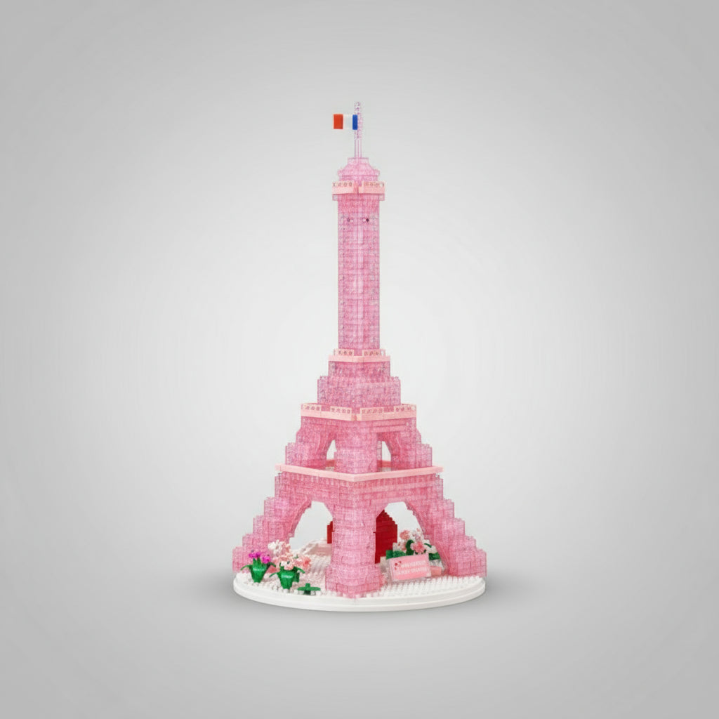 Rosa Eiffelturm | Bausteine
