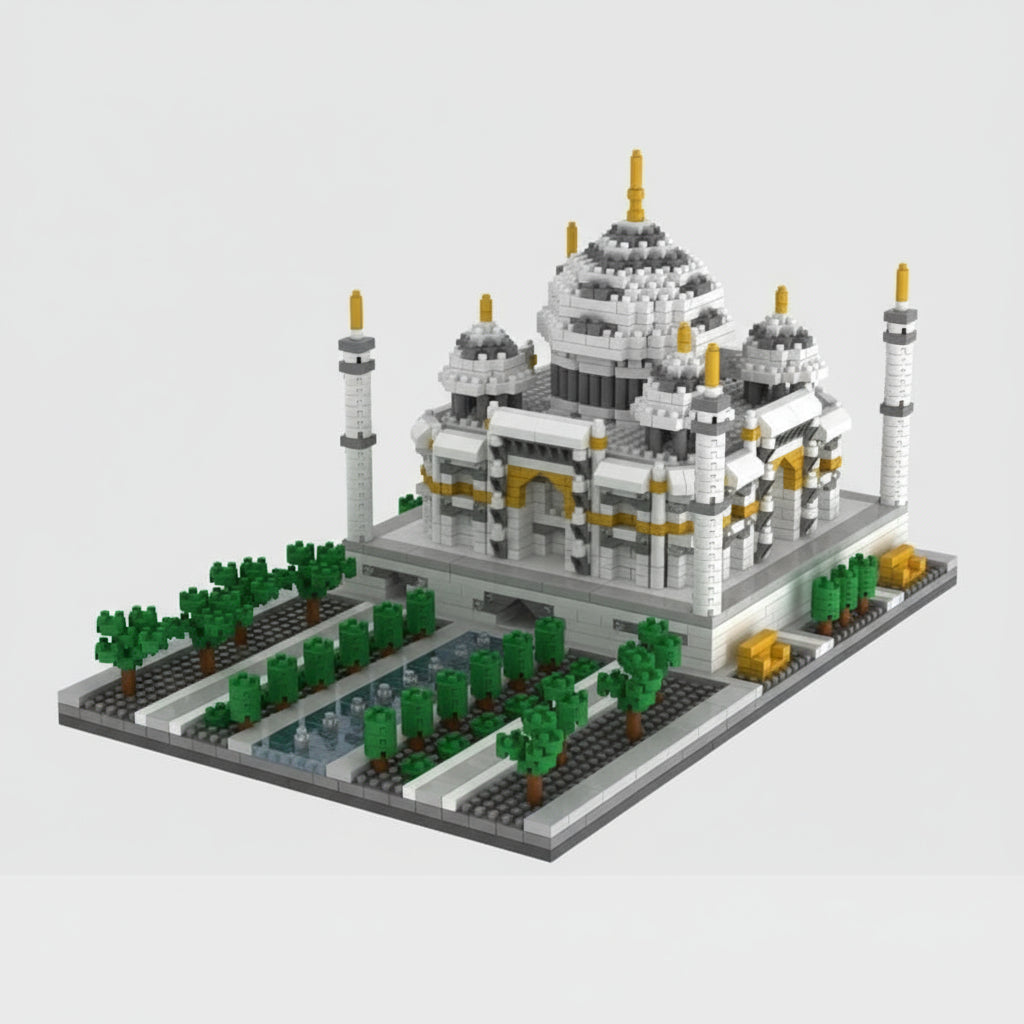 Taj Mahal mit Garten | Bausteine
