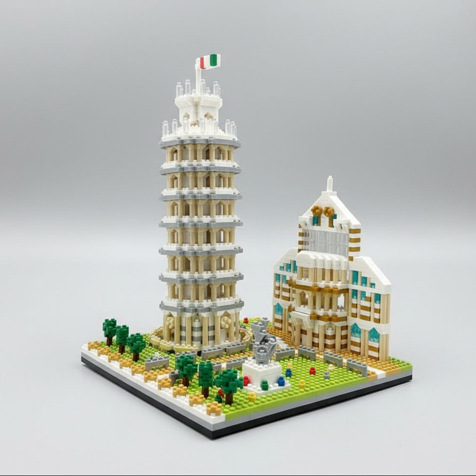 Turm von Pisa + Gebäude  | Bausteine