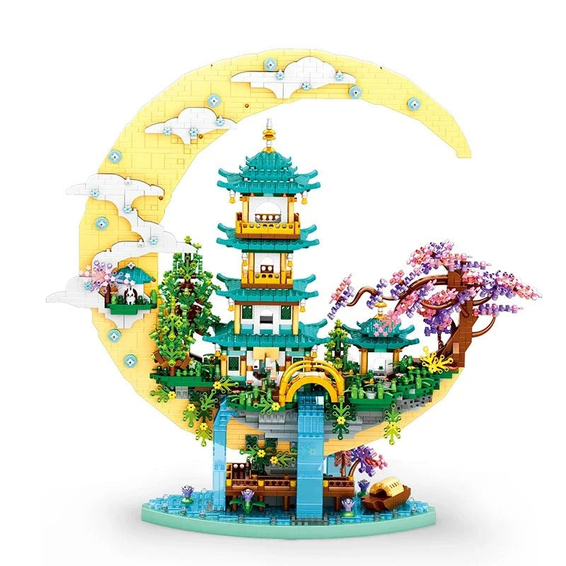 Haus auf dem Mond | Bausteine