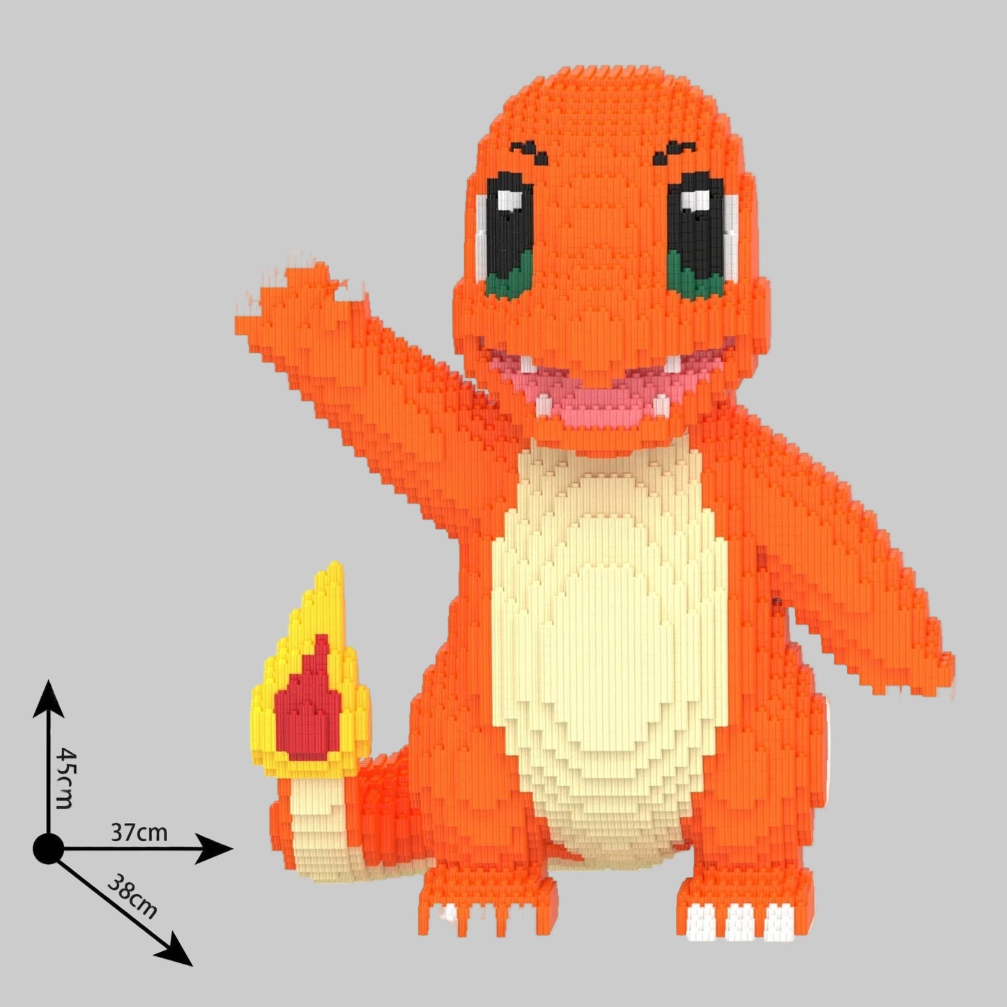 MEGA Feuriges Oranges Wesen | Bausteine