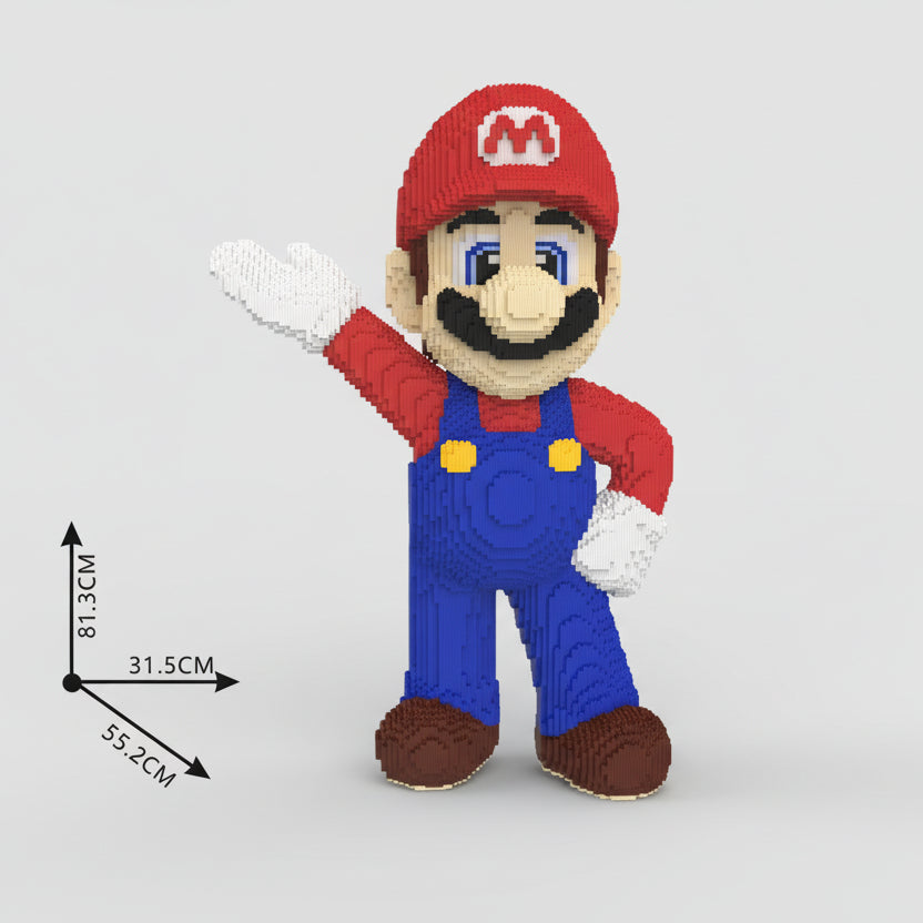 MEGA Winkender roter Klempner | Bausteine