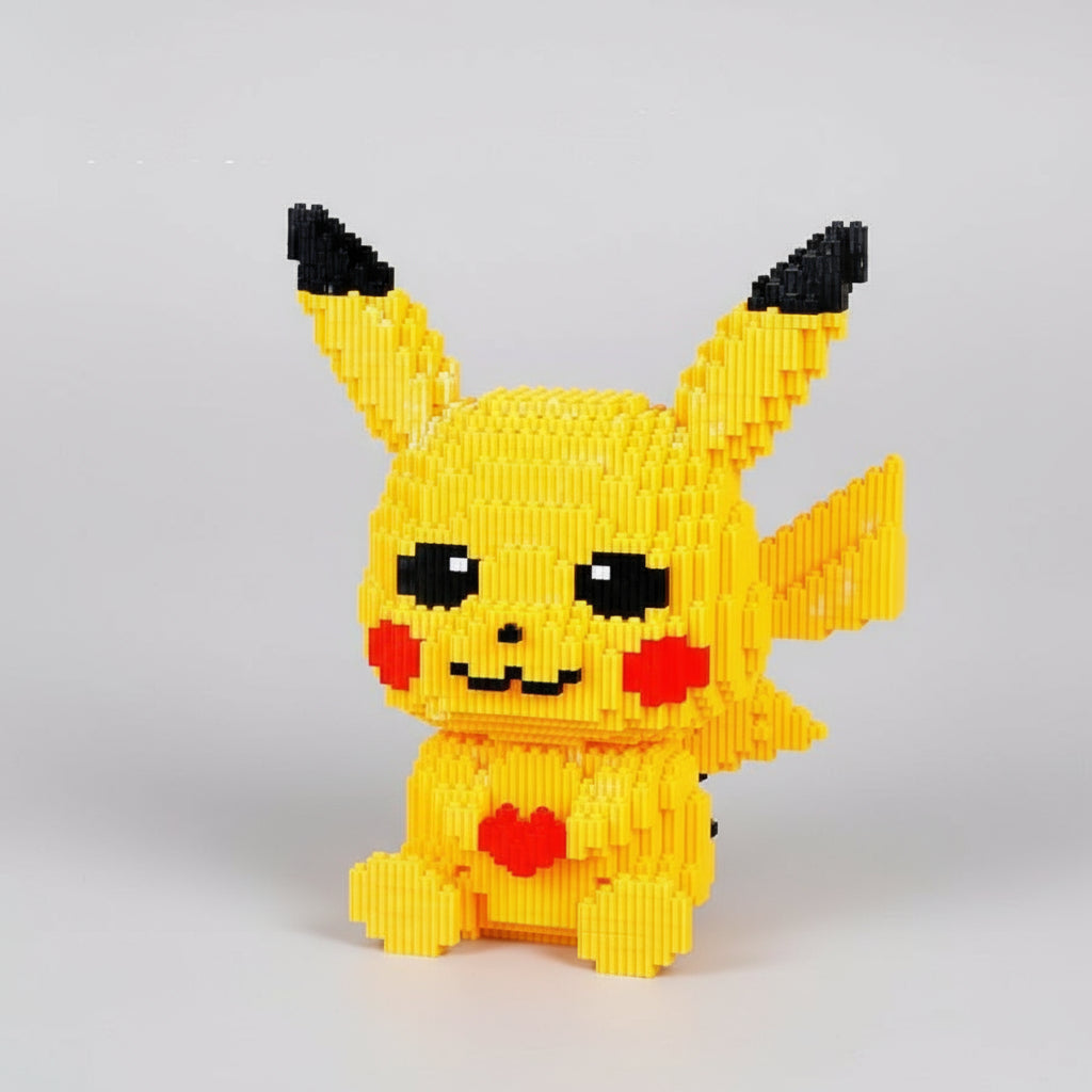 Verliebte gelbes Blitzmonster | Bausteine