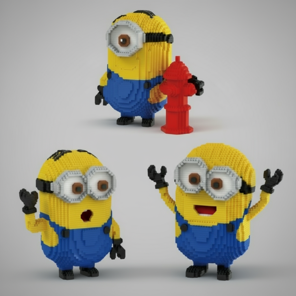 Gelbe Wesen Familie | Bausteine