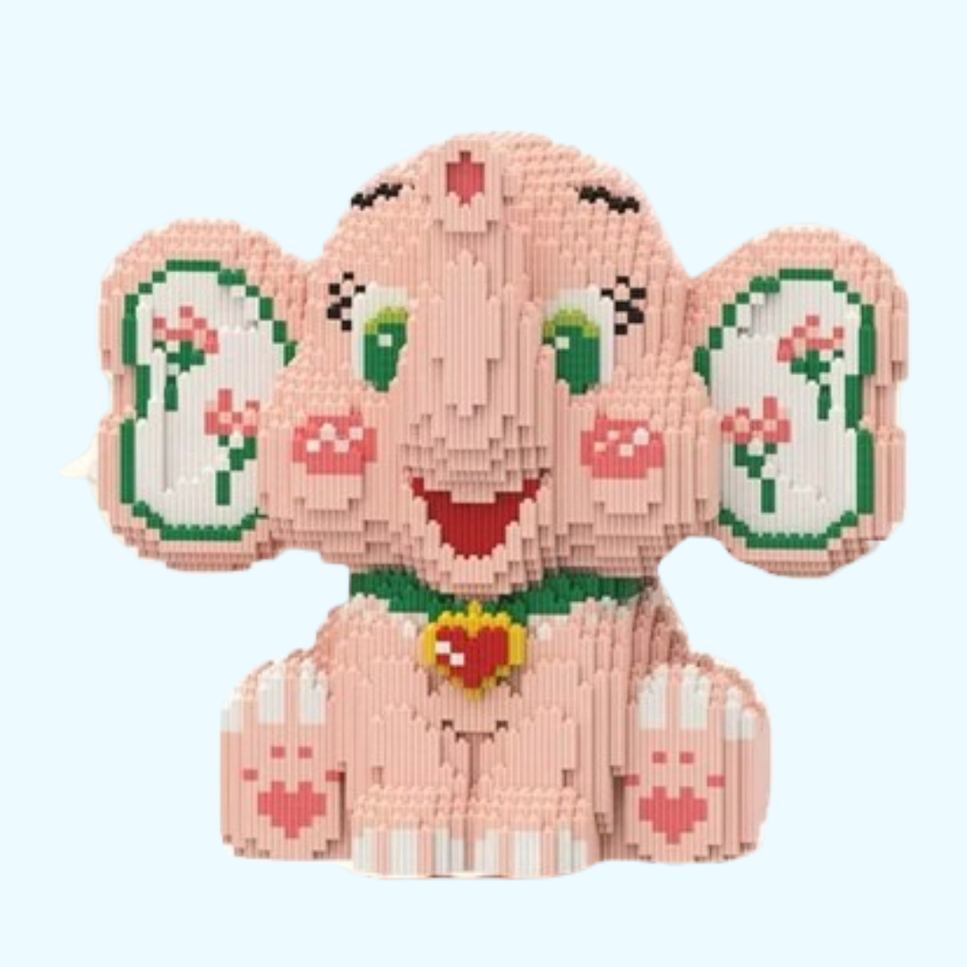 Rosa Elefant | Bausteine