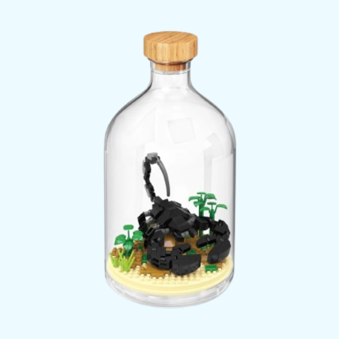 Tier in Flasche | Bausteine