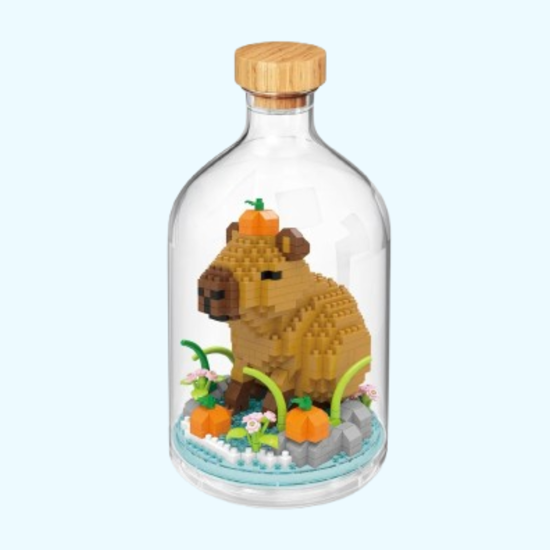 Tier in Flasche | Bausteine