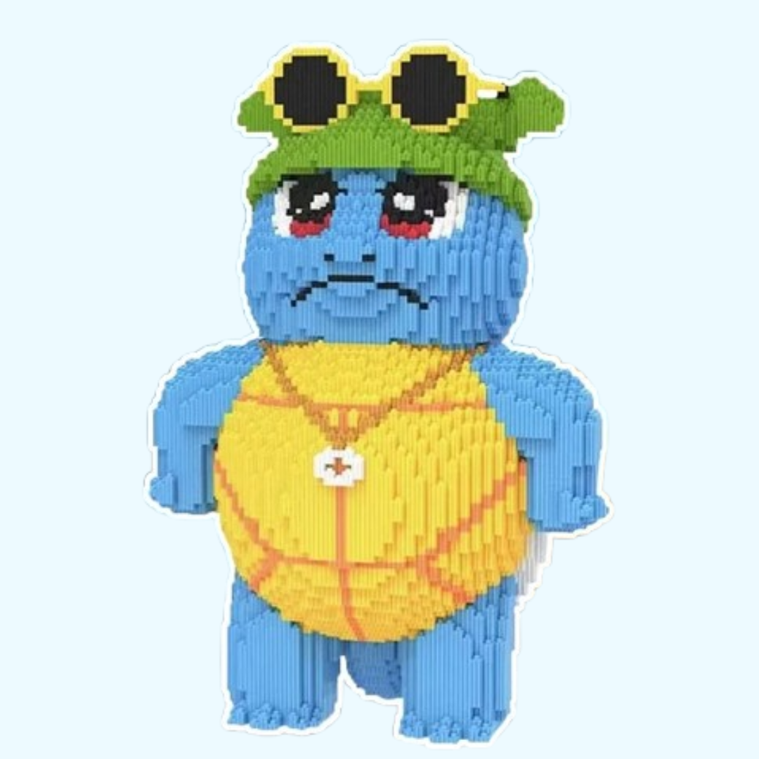 Schildkröte mit Brille | Bausteine