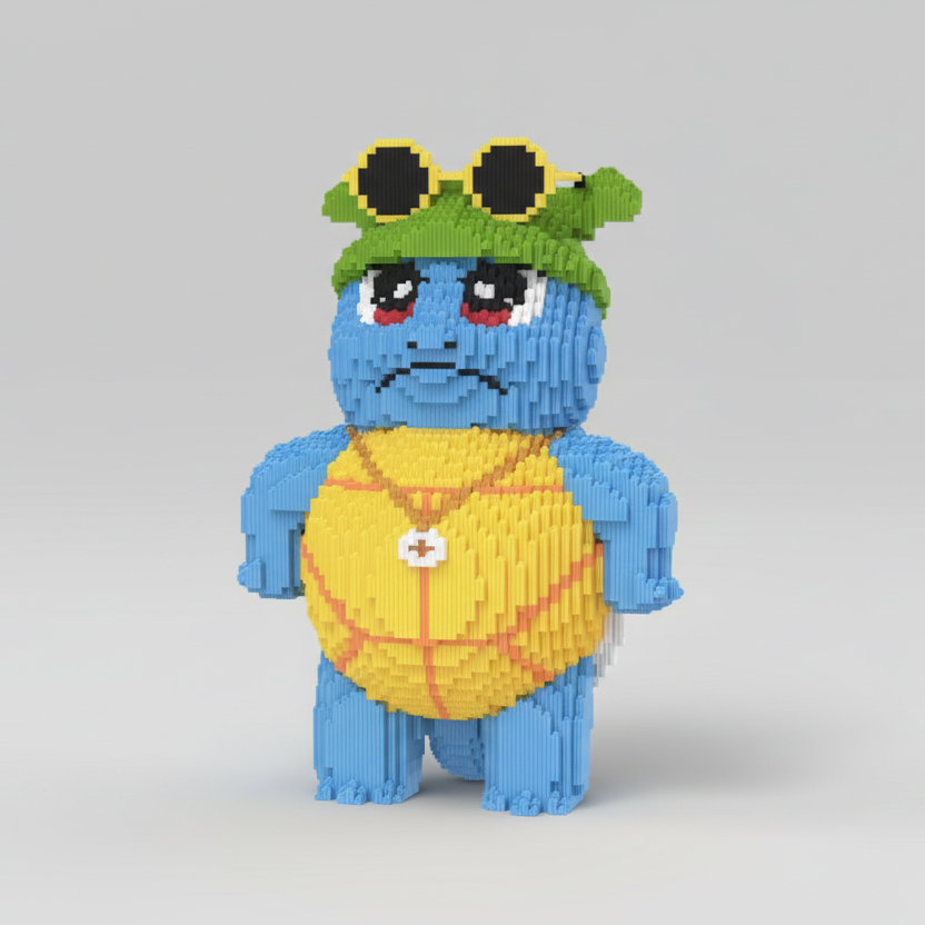 Schildkröte mit Brille | Bausteine