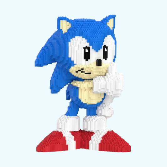 MEGA blaues Schnellwesen mit roten Schuhen | Bausteine