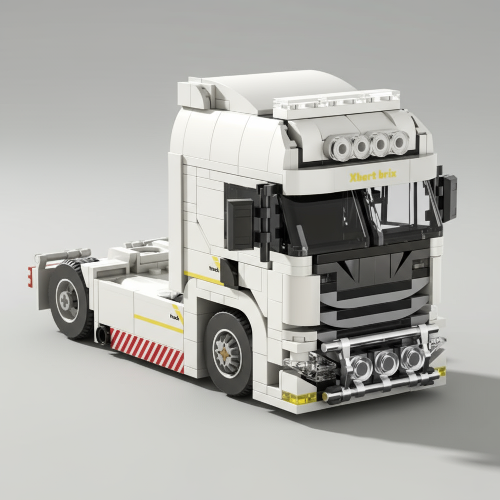 Weißer Truck | Bausteine